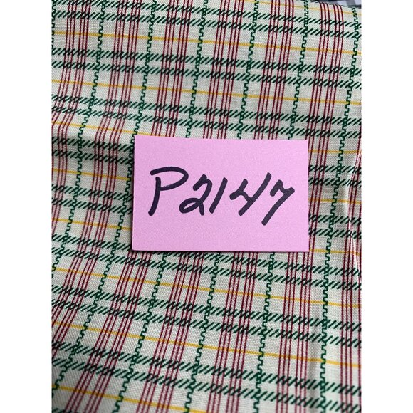 Virginia Robertson For Fabri-Quilt Inc. Plaid Cotton Fabric 44" Wide 1 Yard - Picture 11 of 11